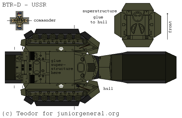 Soviet BTR-D (3-D Fold Up)