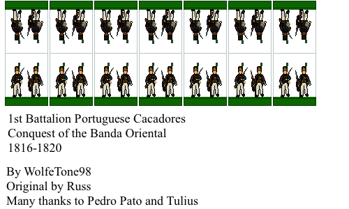 Portuguese Cacadores (Micro-Scale)