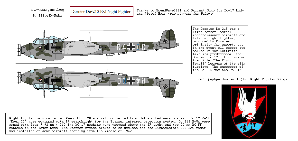 Dornier Do-215 B-5 Night Fighter