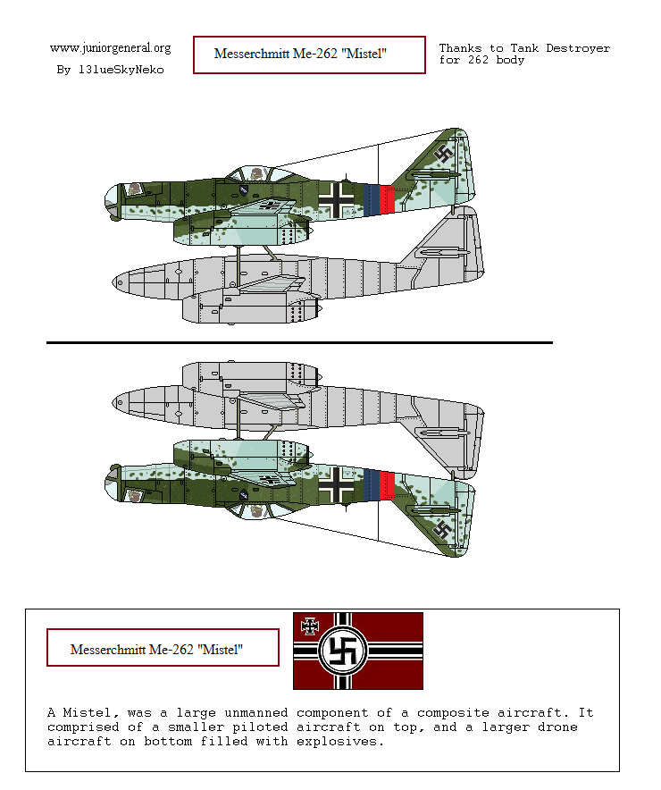 Messerschmitt Me-262 Mistel