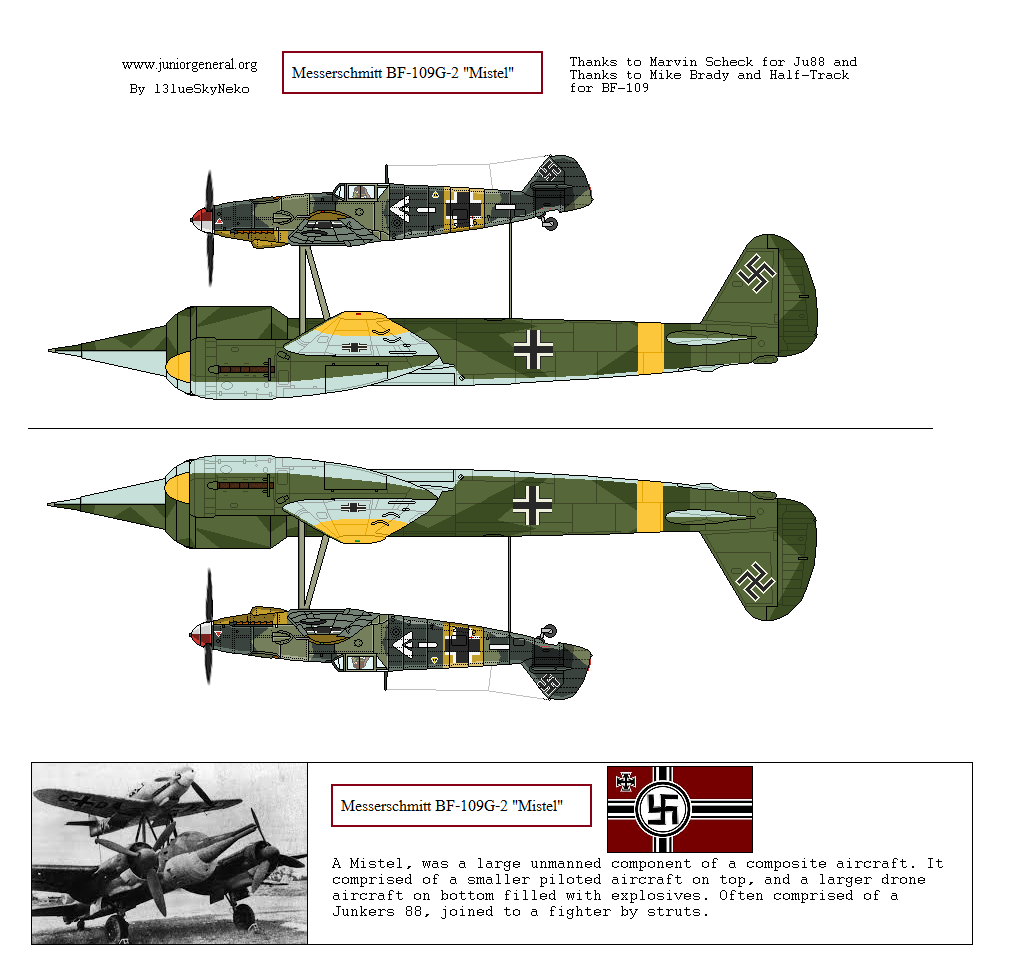 Messerschmitt BF-109G-2 Mistel
