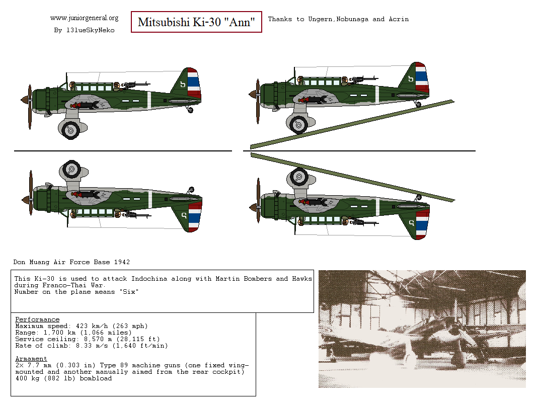 Thai Mitsubishi Ki-30 Ann