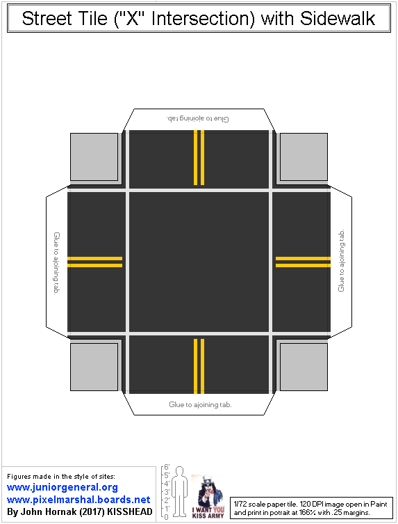 Street Tile Intersection