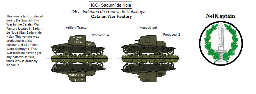 Catalan War Factory Tank