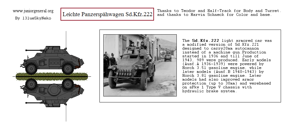 SdKfz 222 Armored Car