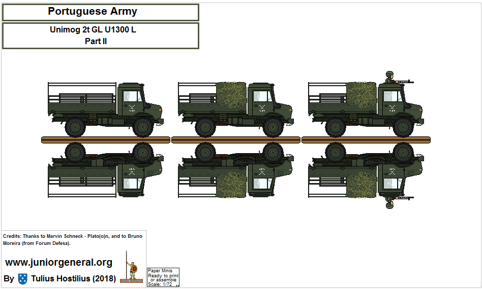 Portuguese Army Unimog Truck