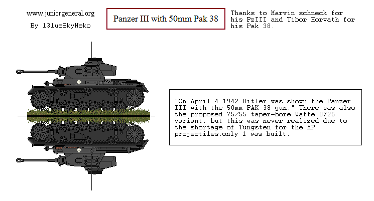 Panzer III 50mm