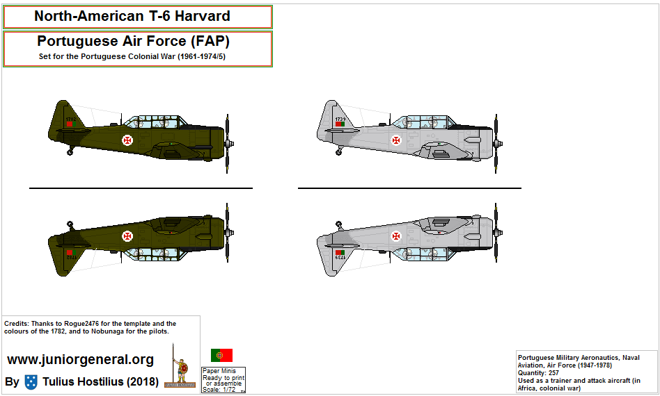 Portuguese North American T-6 Harvard