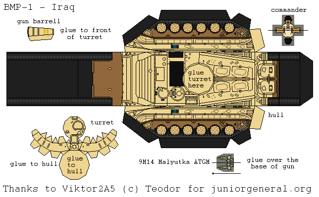 Iraq BMP-1 (3D Fold Up)