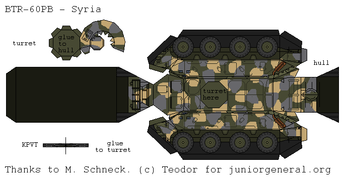 Syria BTR-60PB (3D Fold Up)