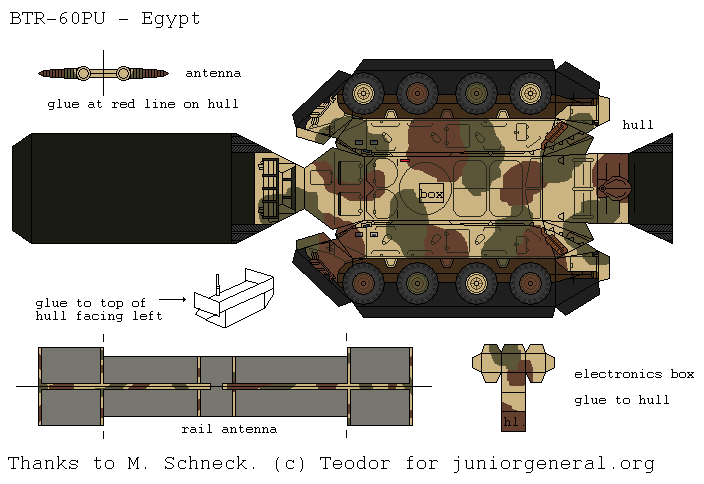 Egypt BTR-60PU (3D Fold Up)