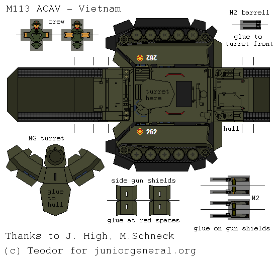 Vietnam M113 ACAV (3D Fold Up)