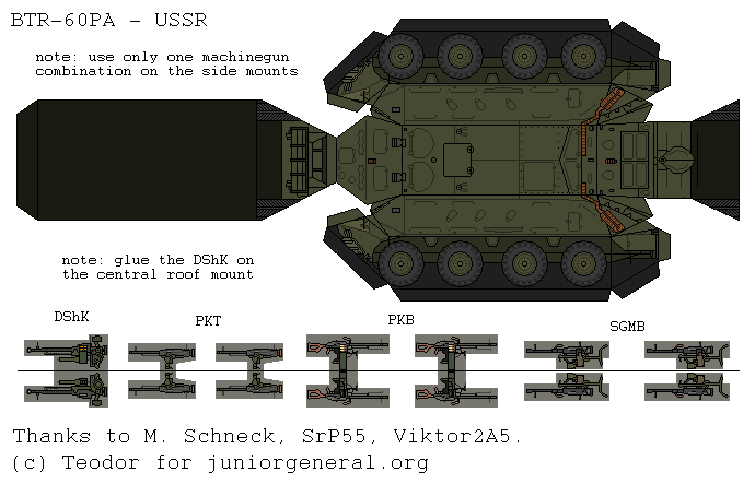 Soviet Union BTR-60PA (3D Fold Up)