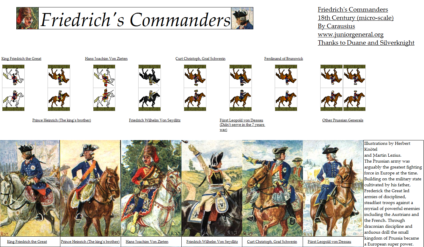 Prussian Commanders (Micro-Scale)