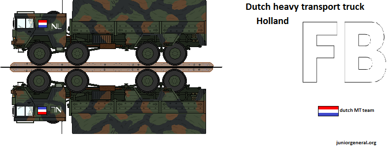 Dutch Heavy Transport Truck