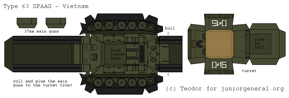 Vietnam Type 63 (3-D Fold Up)
