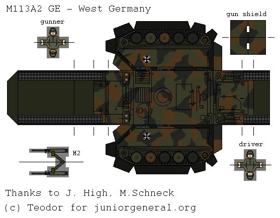West German M113A2 (3D Fold Up)