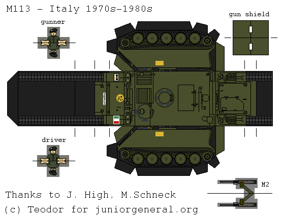 Italian M113 (3D Fold Up)