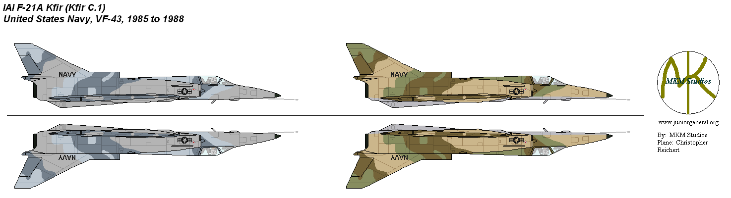 Navy IAI F-21A Kfir