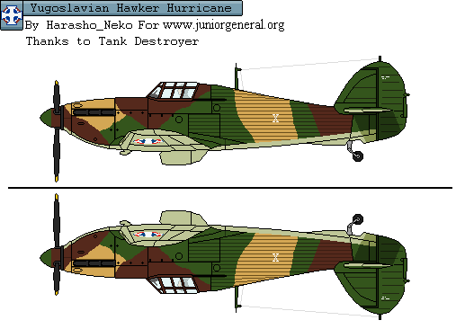 Yugoslavia Hawker Hurricane