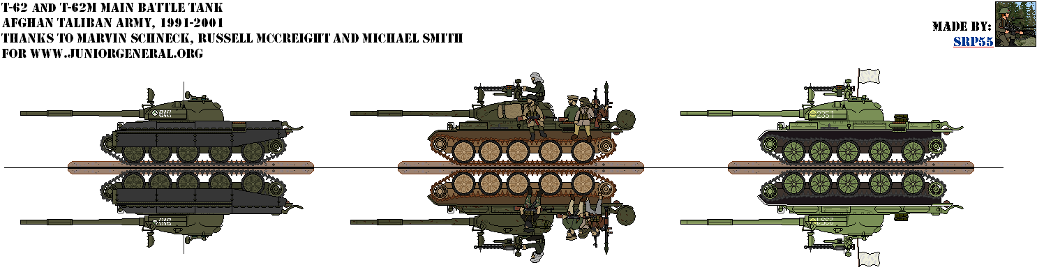 Afghan Taliban T-62 Tank