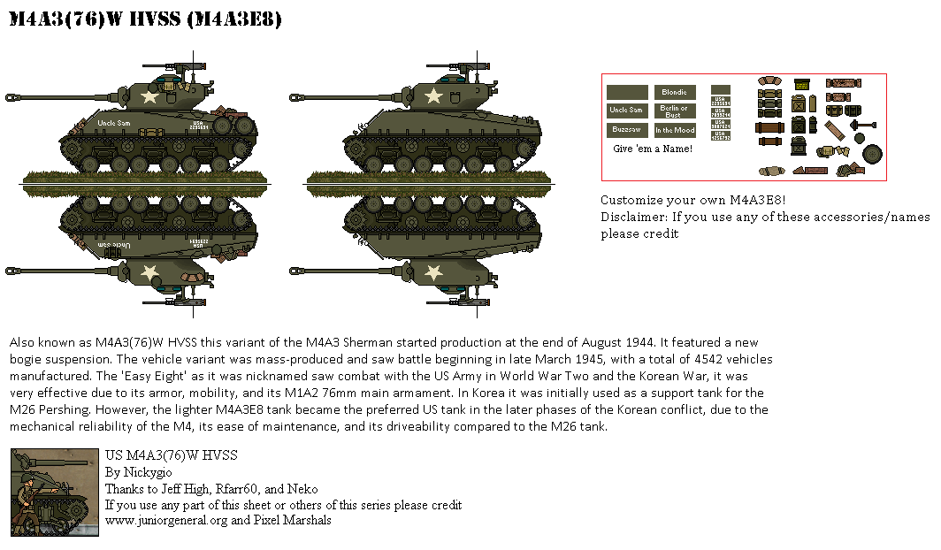 M4A3(76)W HVSS (M4A3E8)