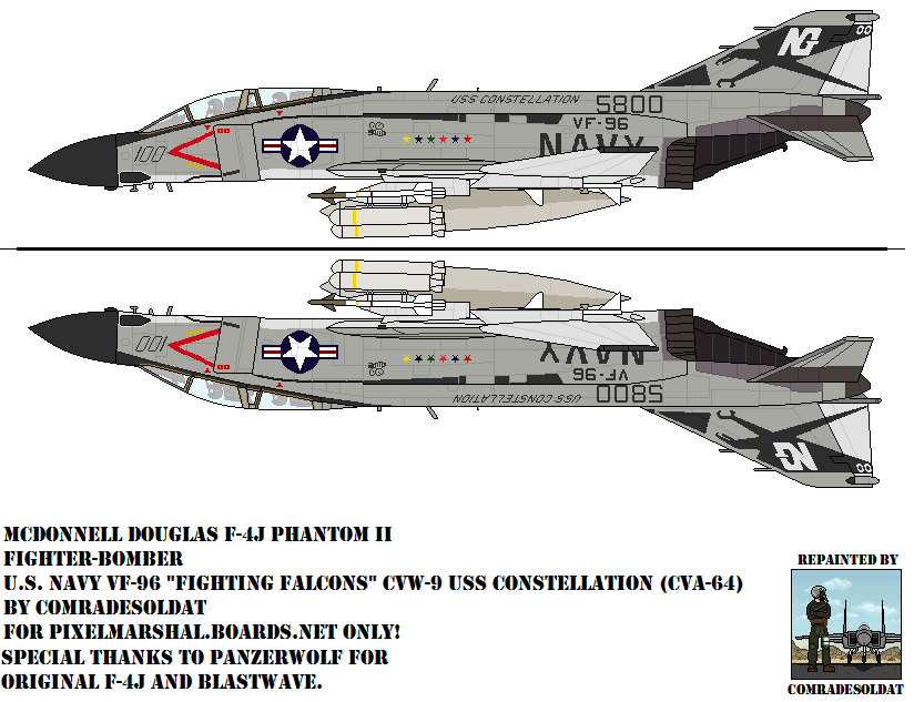 US Navy Mcdonnell Douglas F-4J Phantom II