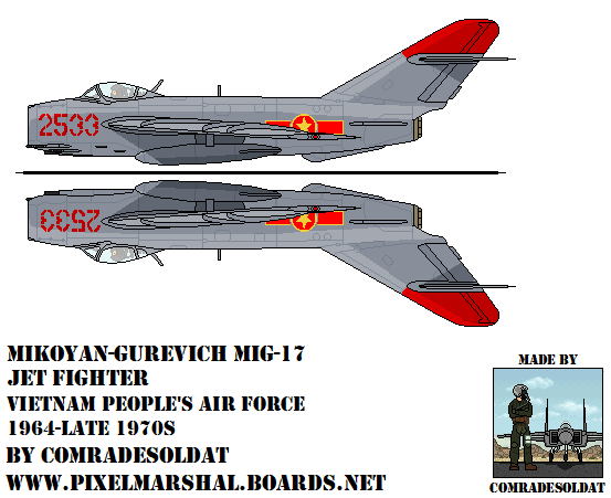 Vietnamese Mikoyan Gurevich MiG-17