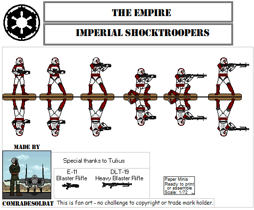 Imperial Stormtrooper Corps ShockTroopers