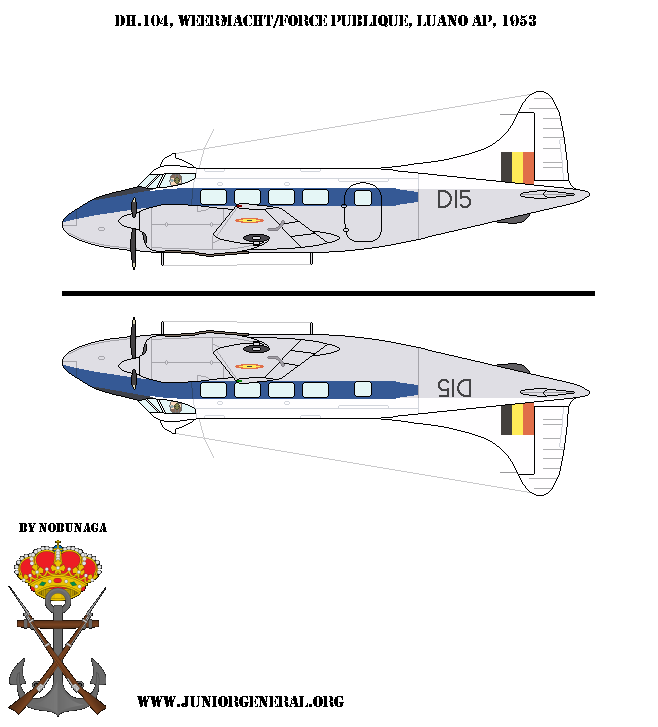 Belgian DH 104 Aircraft