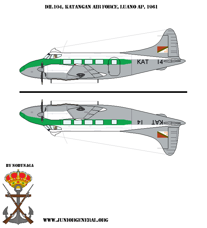 Katangan DH 104 Aircraft