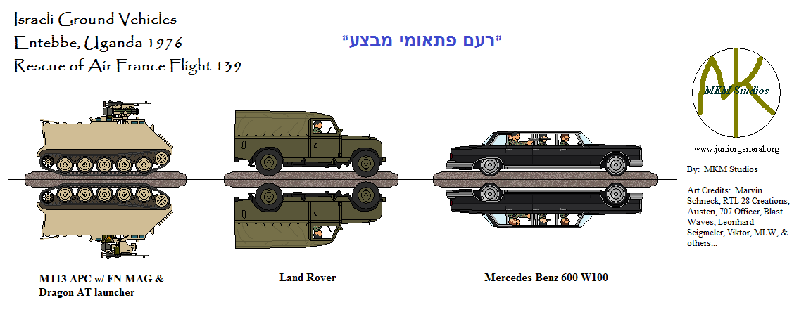 Israeli Ground Vehicles (Entebbe 1976)