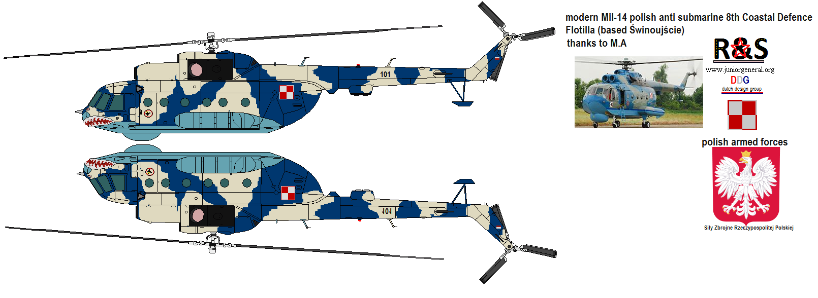 Polish Mil-14 Helicopter