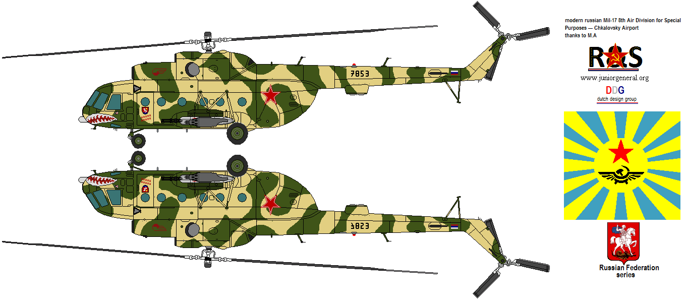 Russian Mil-17 Helicopter