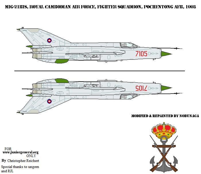 Cambodia MiG-21bis Aircraft