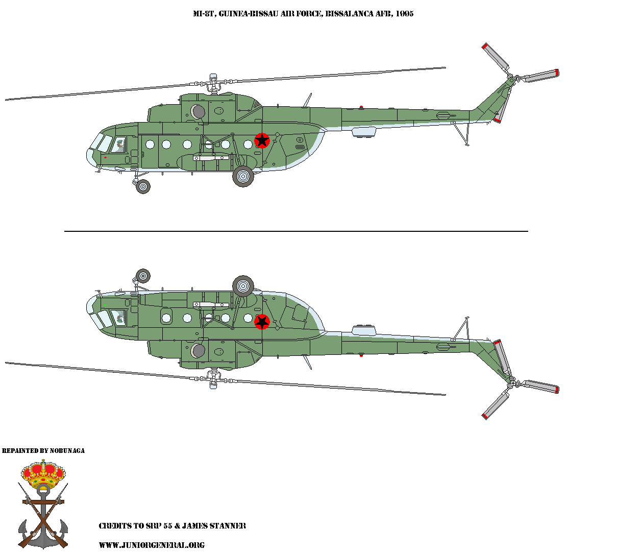 GuineaBissau Mi-8T Helicopter
