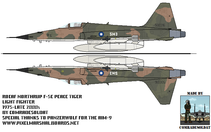 ROCAF F-5E Peace Tiger