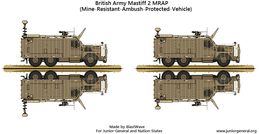 British Army Mastiff 2 MRAP