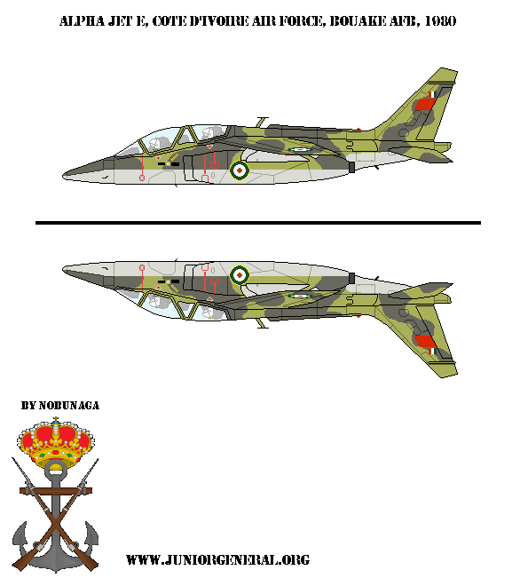 Cote D'Ivoire Alpha Jet E