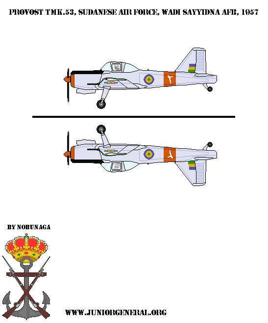 Sudanese ProvostTMK 53 Aircraft