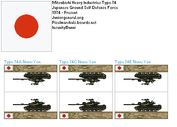 Japanese Mitsubishi Type 74 Tank