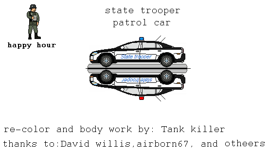 State Trooper Patrol Car