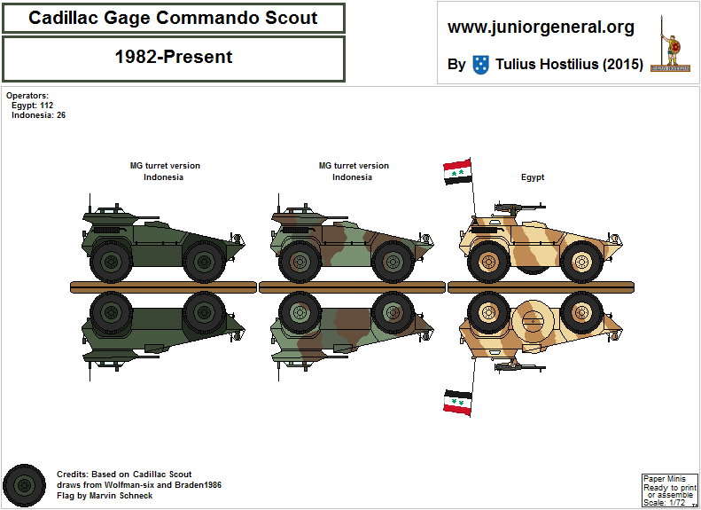 Egyptian Cadillac Gage Commando Scout