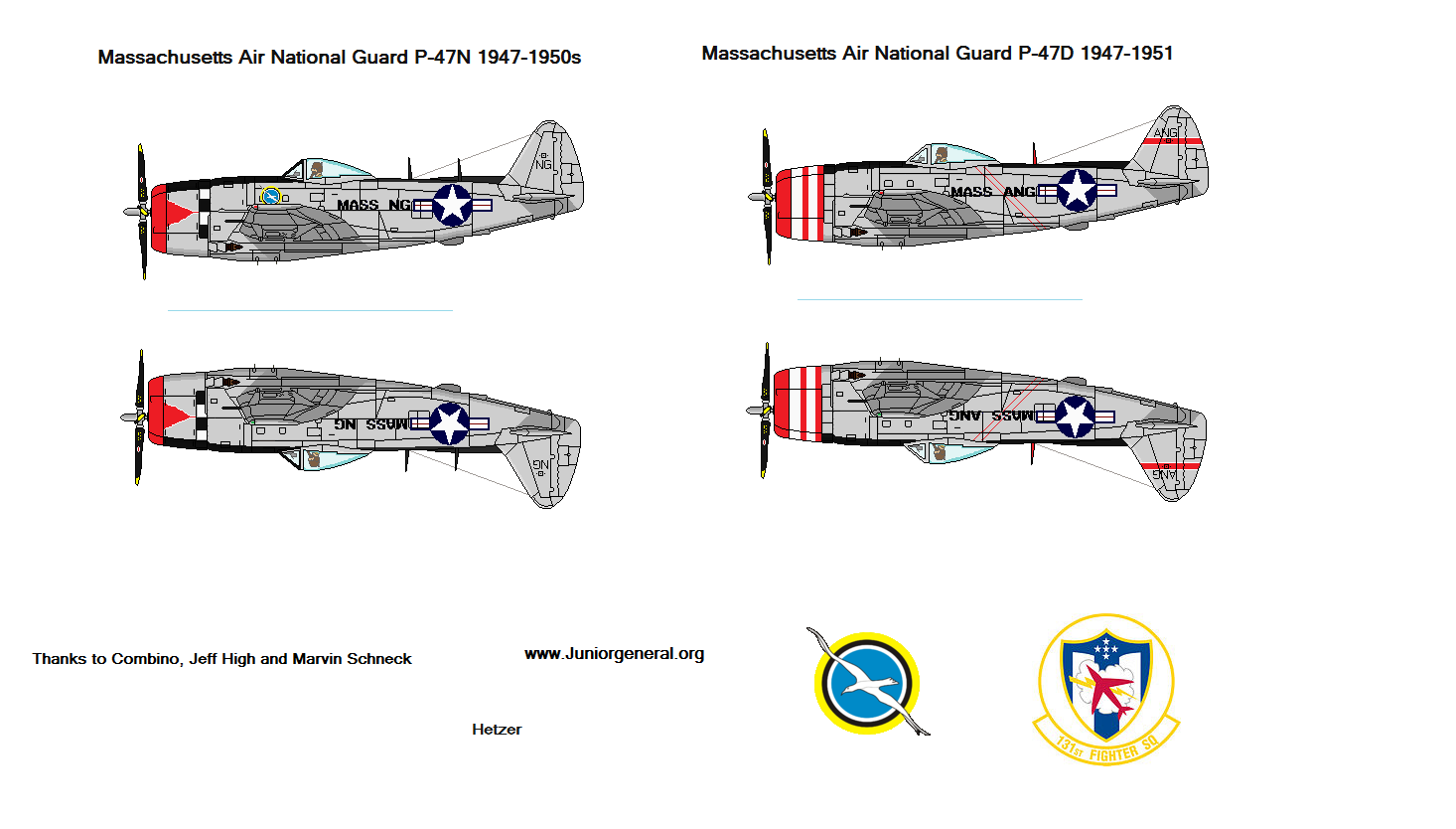 US Air National Guard P-47 Thunderbolt