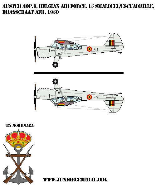 Belgian Auster AOP 6 Aircraft