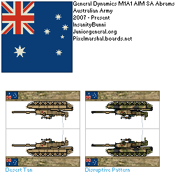Australian M1A1 Aim SA Abrams Tank
