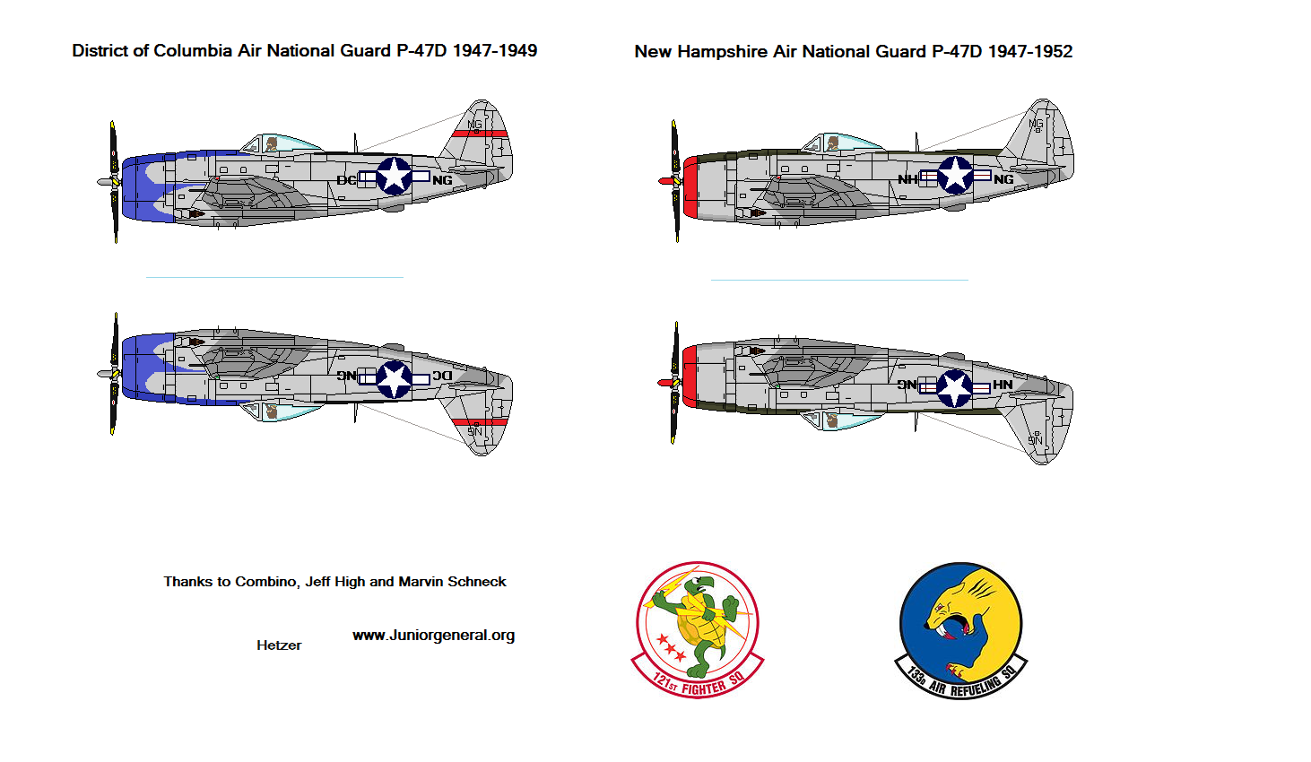 US Air National Guard P-47
