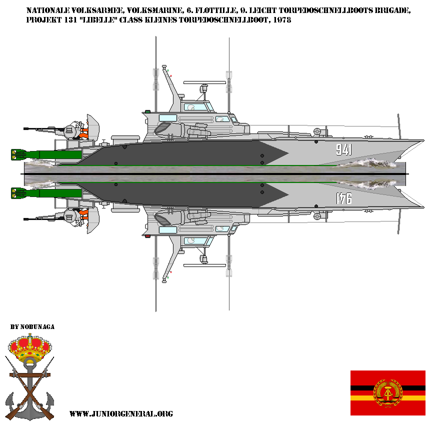 East German Project 131 Libelle Class Torpedo Boat