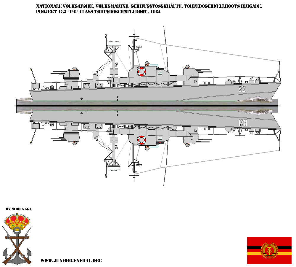 East German Project 183 P-6 Class Torpedo Boat
