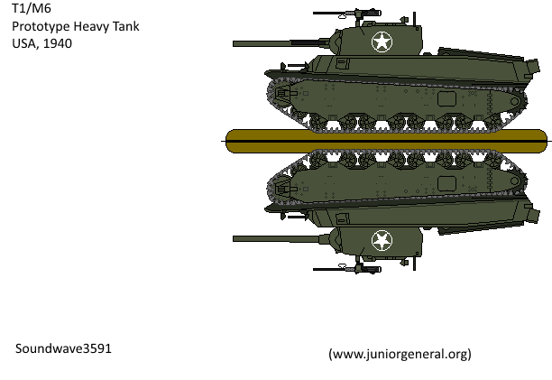 T1/M6 Prototype Heavy Tank